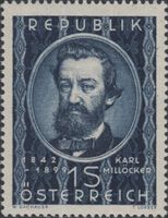 Österreich 947 50. Todestag von Komponist K. Millöcker **
