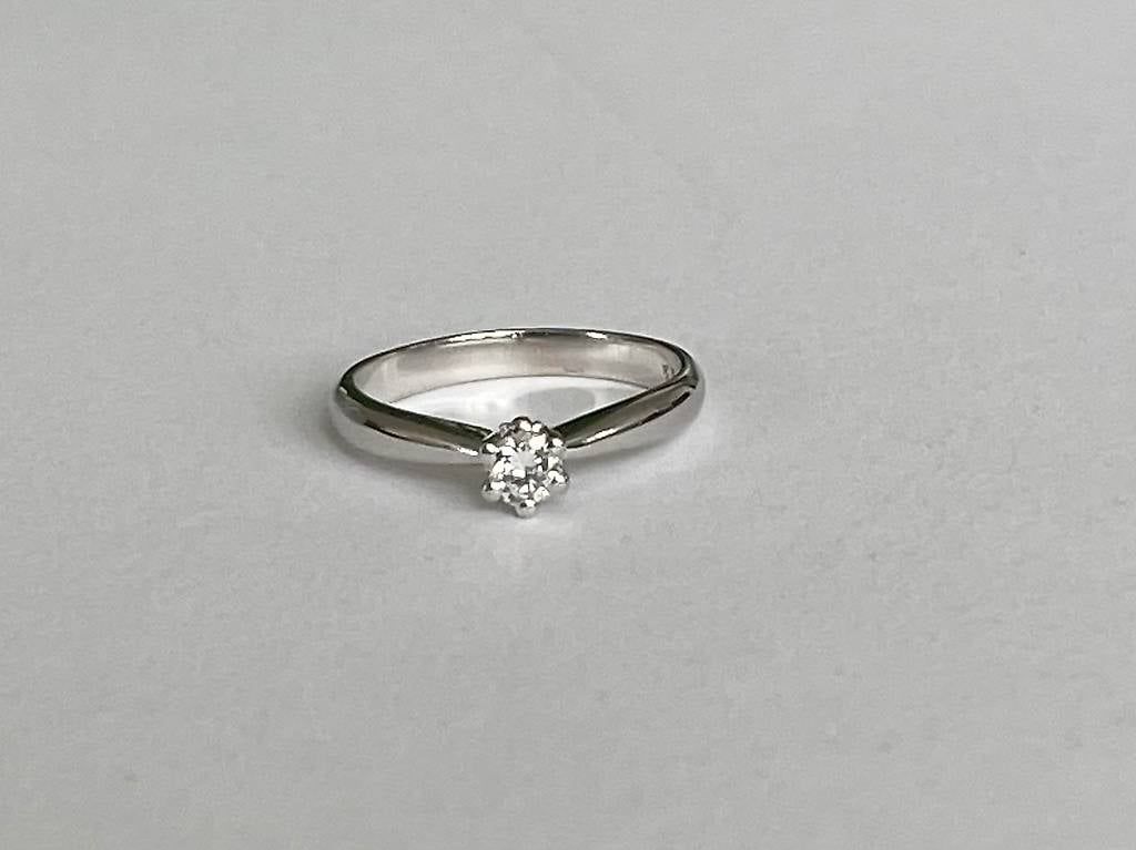 Anelli: 750 / 18 Karat WG Solitaire Brillantring – Nuovo (secondo la descrizione) da Niederweningen venduto da hus13 1