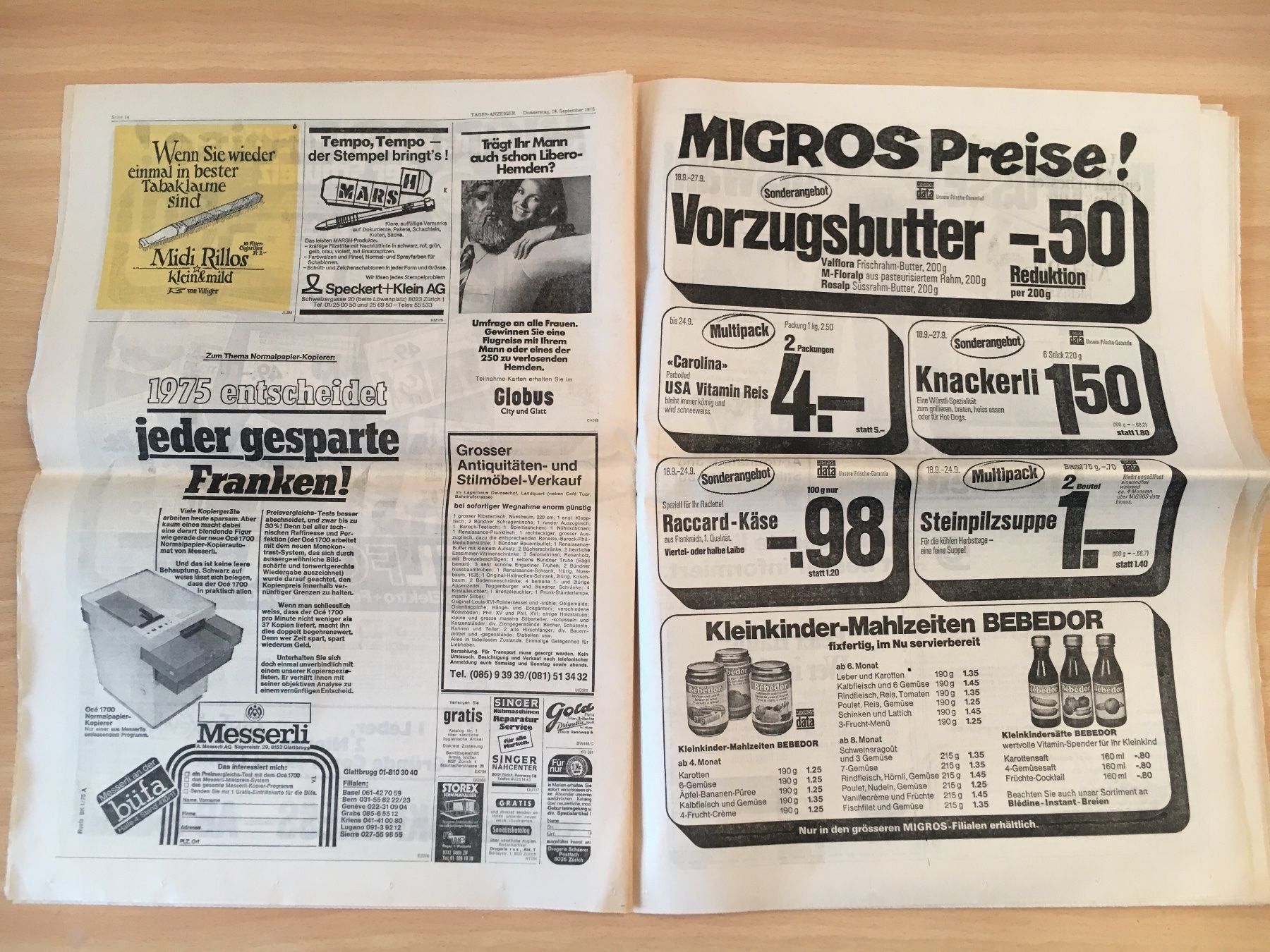 Zeitschriften & Magazine: Tagesanzeiger vom 18. September 1975 – Gebraucht aus Luzern von Jiggy_8898 3