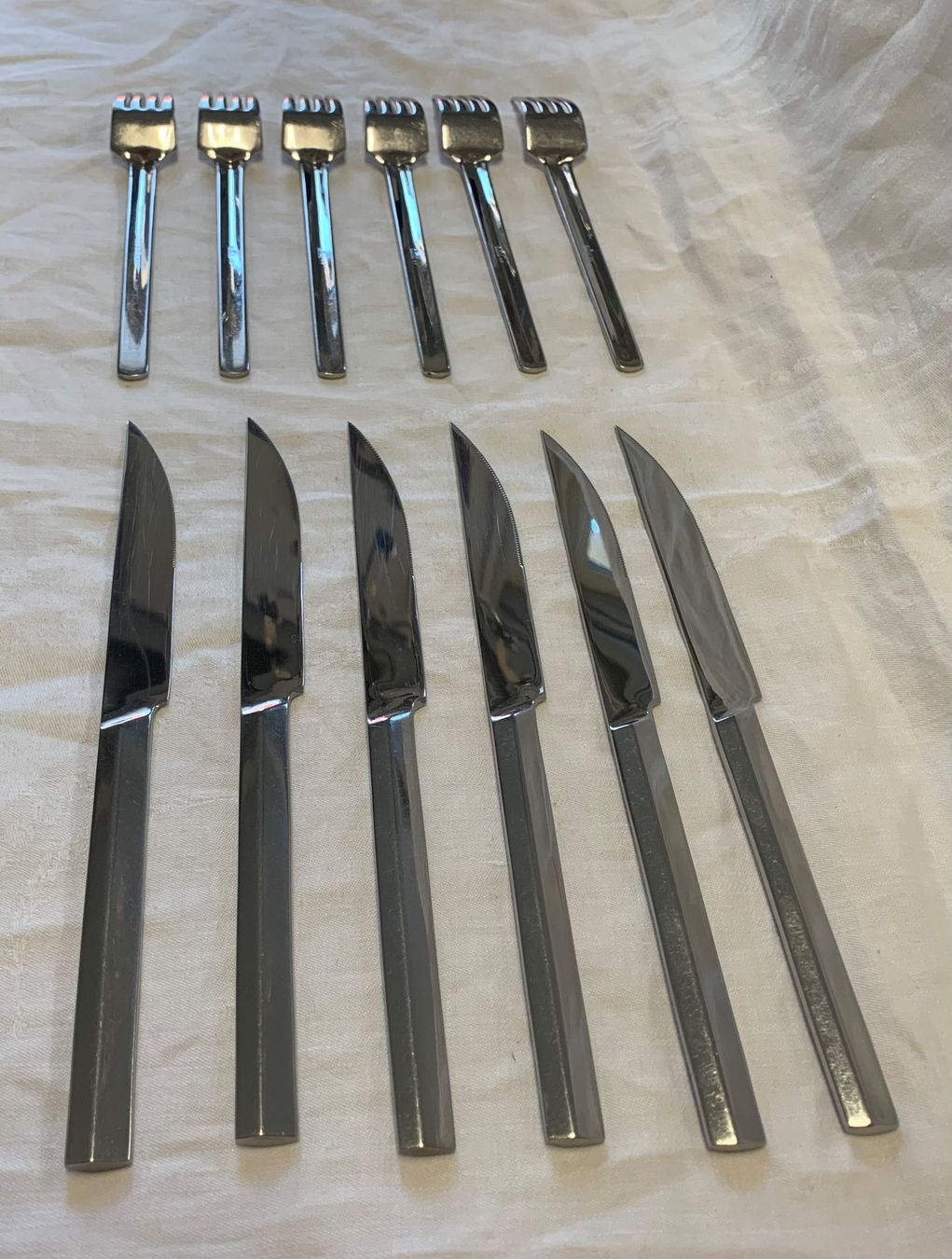 Rosenthal Set di posate: 12Tlg. Rosenthal Besteck Messer & Gabel – Usato da Brunnen venduto da Allerwaren 8