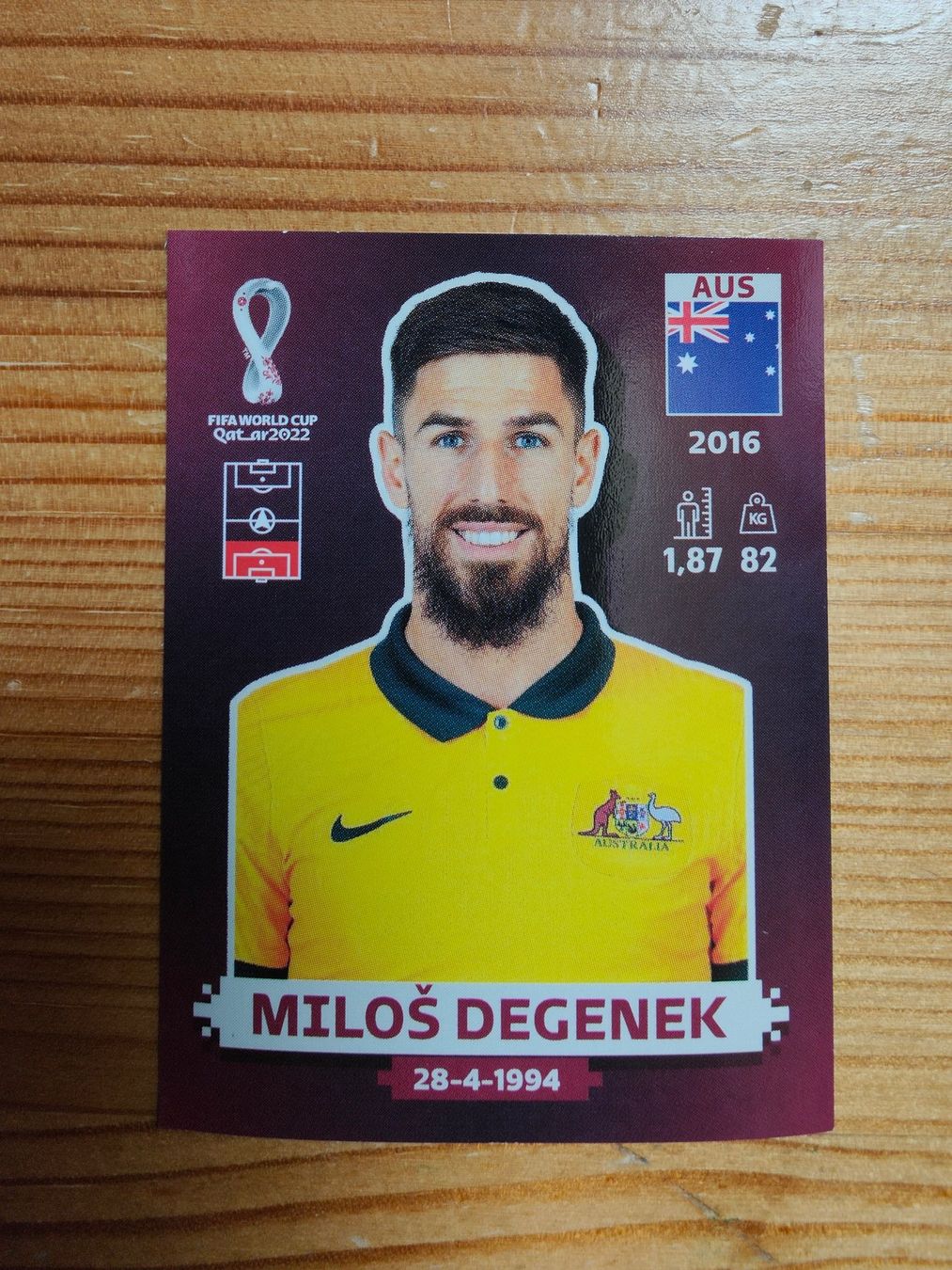 Panini Carte collezionabili: Panini WM 2022-AUS 6 – Nuovo e nell'imballaggio originale da Hittnau venduto da stamps_and_coins