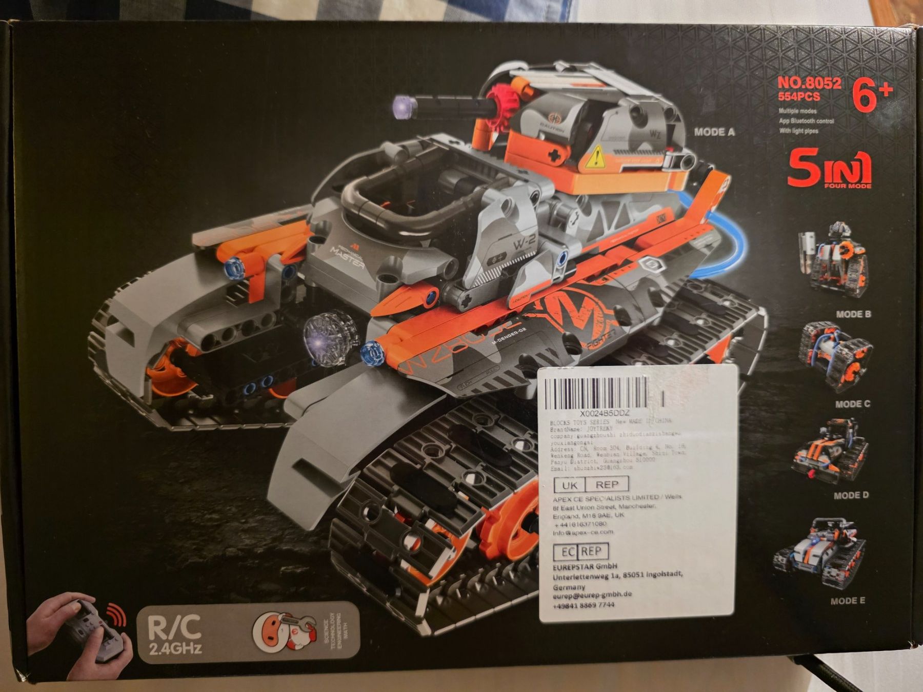 Giocattoli: Joytreky Robotter, NO. 8052, 5in1 – Nuovo e nell'imballaggio originale da Zug venduto da ScarletRose 1