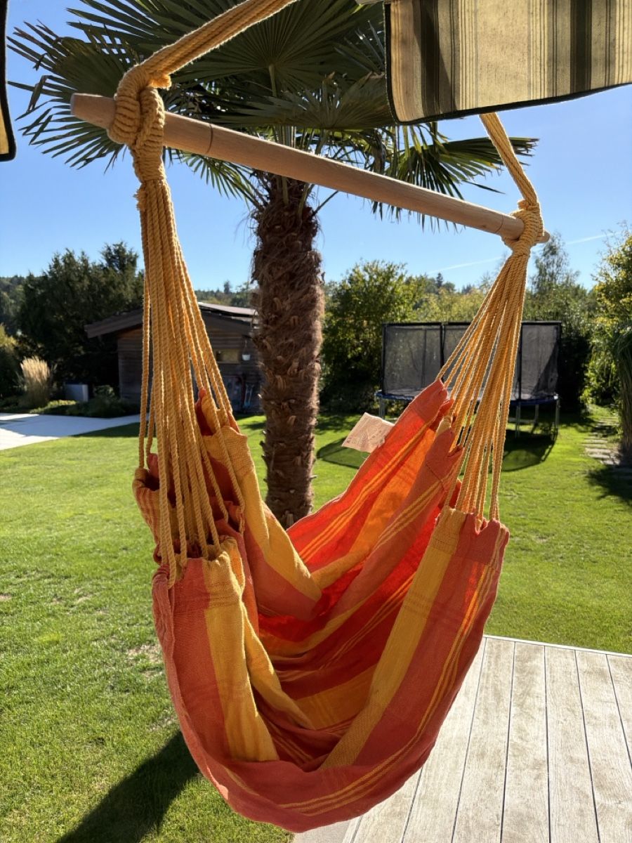 Amazonas Poltrone pensili da giardino: Hängesessel Amazonas orange gelb – Usato da Zuchwil venduto da Aer