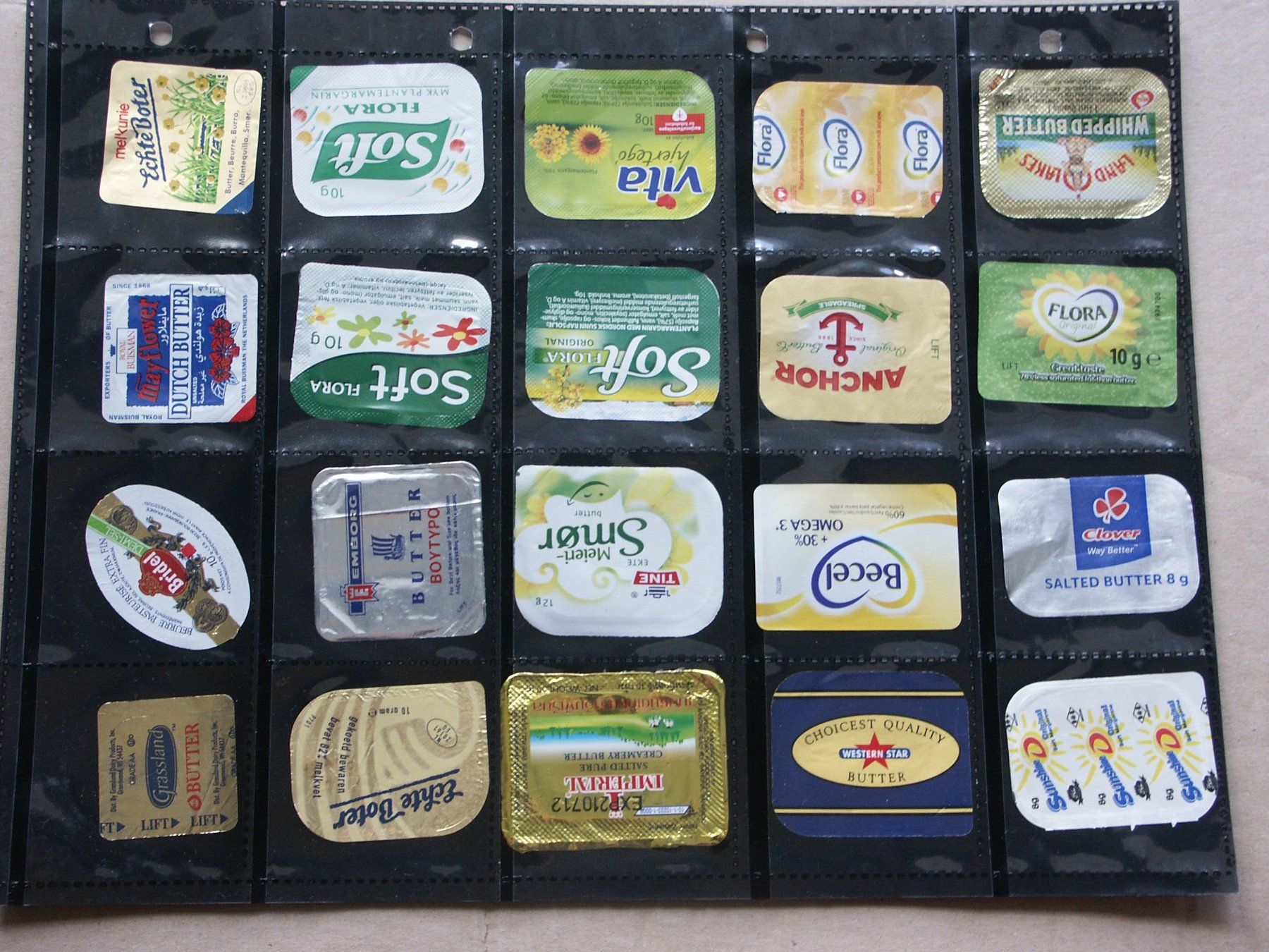 Kaffeerahmdeckel: 40      verschiedene     Butter  Deckeli – Gebraucht aus Niederglatt ZH von herzblatt5449 1