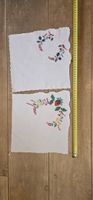 Stoffservietten bestickt mit Blumen 2stk