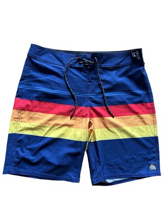 REEF Boardshort Surf Homme T32 M Bleu Neuf