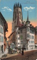 Freiburg (FR) – Die Tornalletaz und die Kathedrale St. Nikol