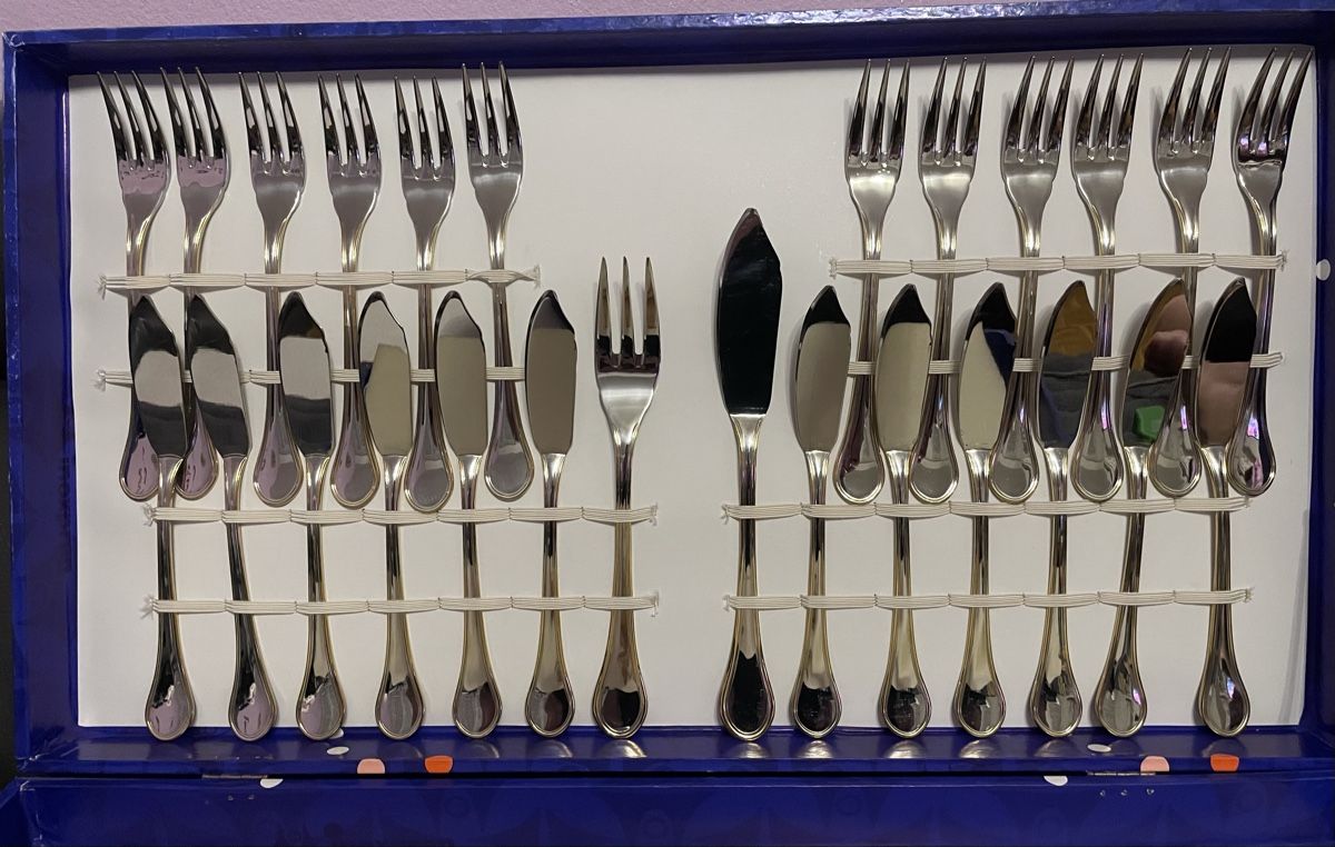 Set di posate: Fischbesteck Set – Nuovo (secondo la descrizione) da Gossau ZH venduto da Lavinia07 3