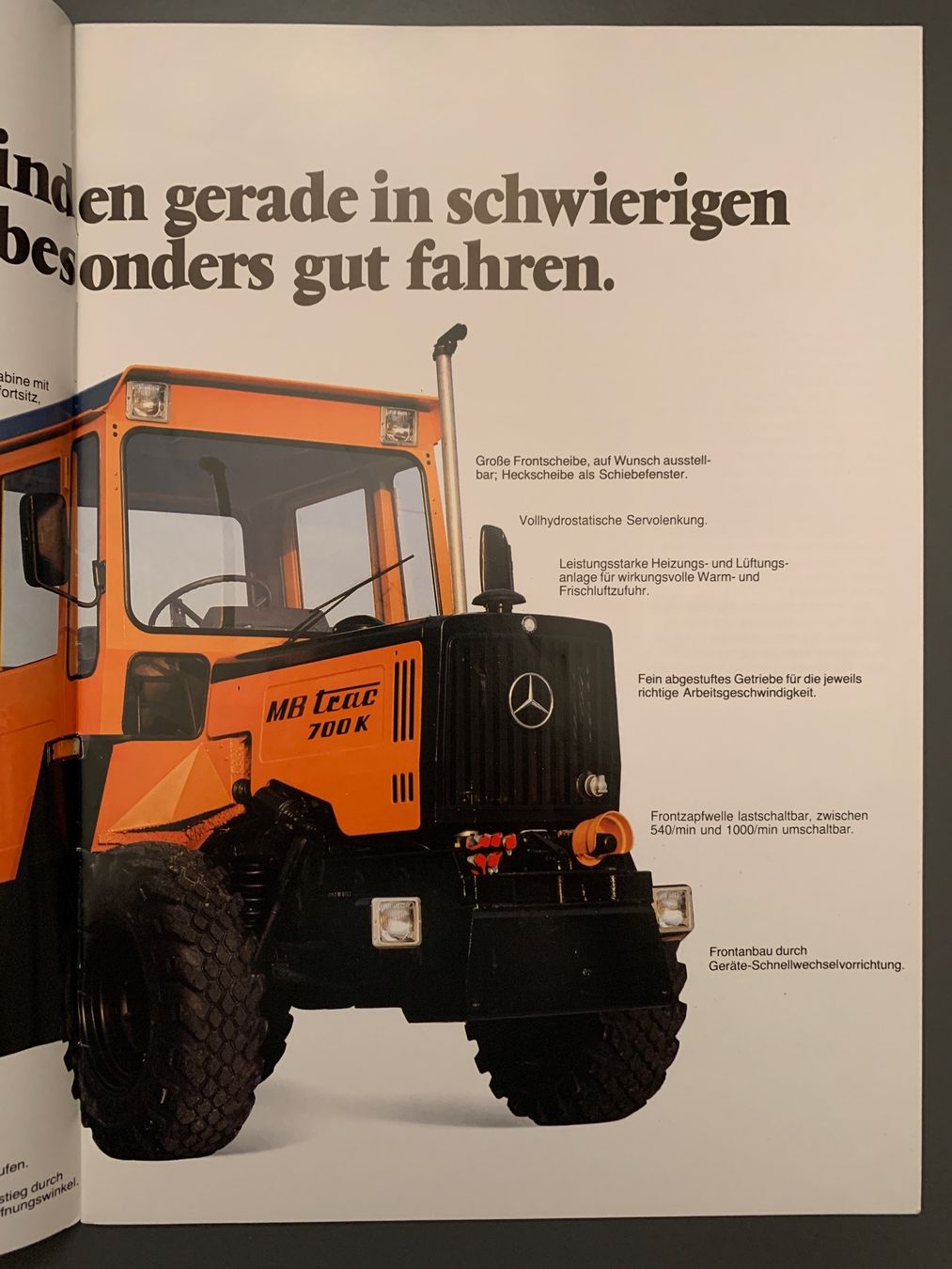 Mercedes-Benz Documents: Prospekt MB - trac, Allradschlepper, Traktor, Oldtimer – Neuf (Voir description) à Lienz par Benziner1 1