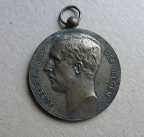 Medaille Anhänger ++ Albert König der Belgien 1929