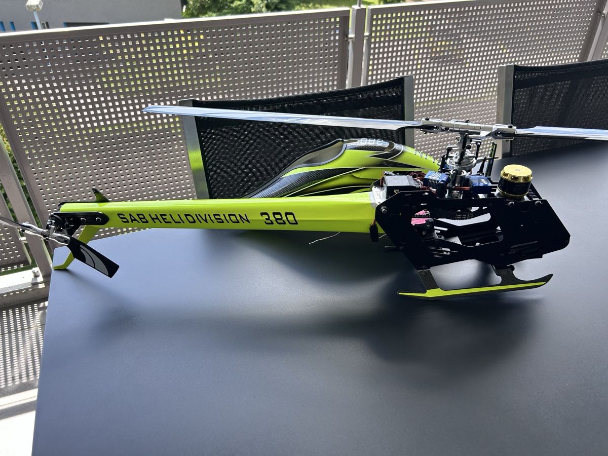 SAB Modellismo RC: Goblin 380 mit Futaba T8FG – Usato da Bubikon venduto da cbrn 7