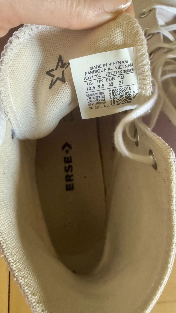Converse Scarpe da uomo: All Star Converse Farbe Flieder Gr. 42 eher 43 – Usato da Zürich venduto da NorinaAurora 4