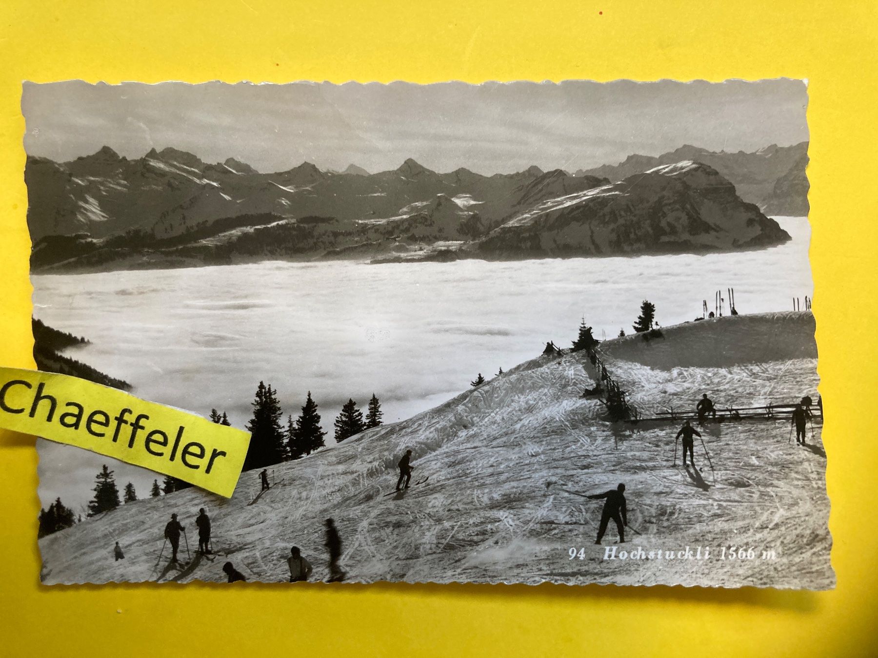 Ansichtskarten: 1961. 94 Hochstuckli – Gebraucht aus Zürich von Chaeffeler