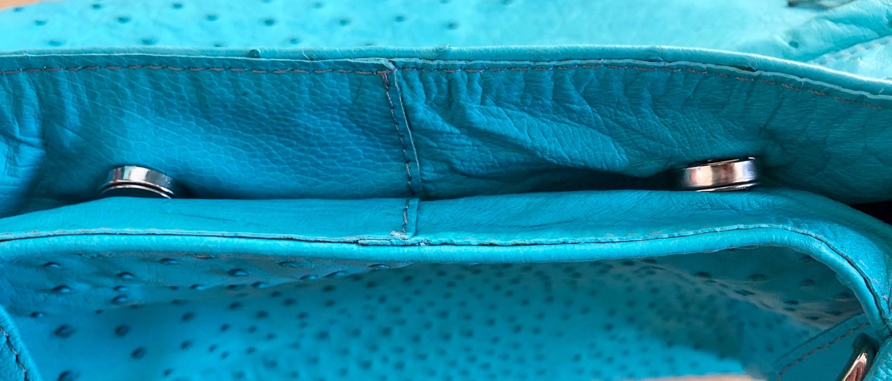Borse da donna: Original Straussenledertasche aus Südafrika – Nuovo e nell'imballaggio originale da Ebmatingen venduto da Puma_1 4