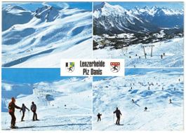 Lenzerheide - 4 Bild AK Piz Danis
