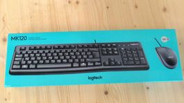 Logitech kabelgebundene Tastatur und Maus