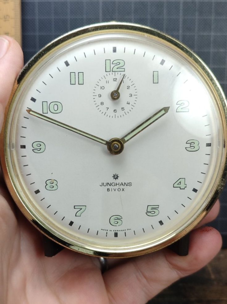 Junghans Sveglie: Wunderschöner alter Wecker Nr.171 Junghans Bivox – Usato da Gelterkinden venduto da MYSTOREFORYOU4460