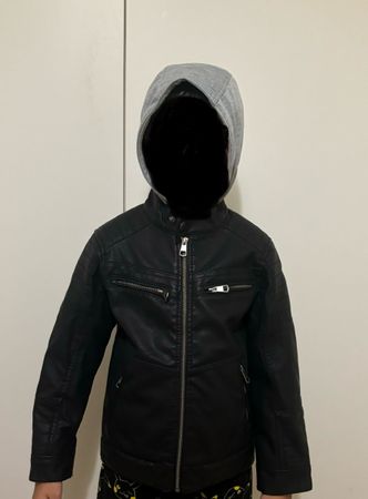Veste en cuire