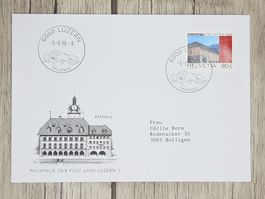 CL11 Enveloppe + Timbre Suisse 1998