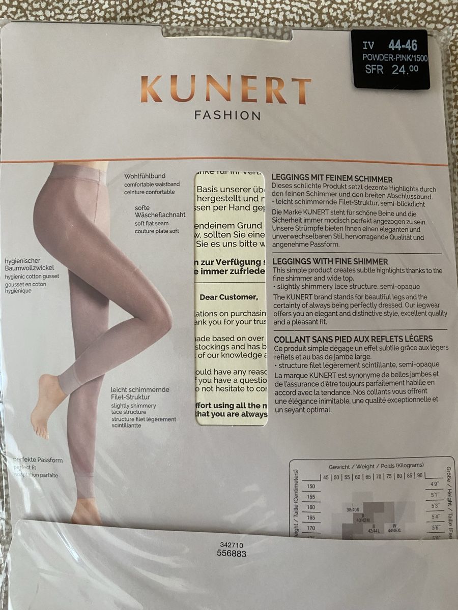Kunert Calze & Collant: Kunert Strumpfhosen 44-46 Neu – Nuovo (secondo la descrizione) da Gümligen venduto da zeusone1 2