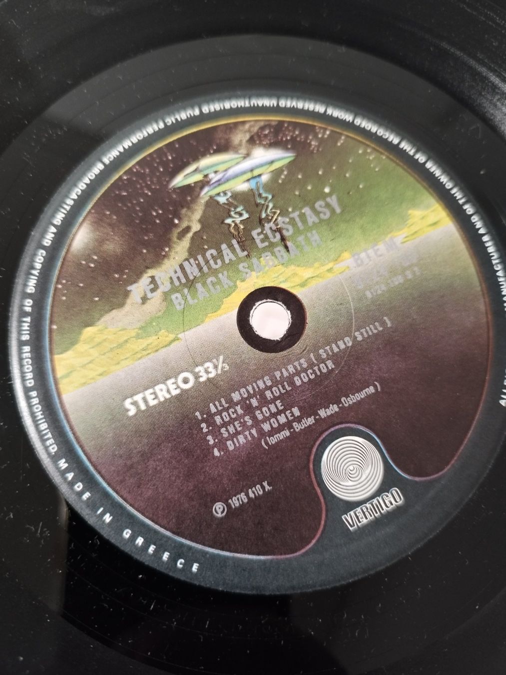 Schallplatten: Black Sabbath - Technical Ecstasy,Griechische Pressung! – Gebraucht aus Lupfig von fred-feuerstein 4