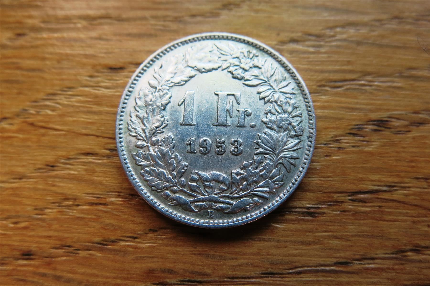 Tutti le monete: 1.- 1953 Top! – Usato da Basel venduto da Tiabeanie
