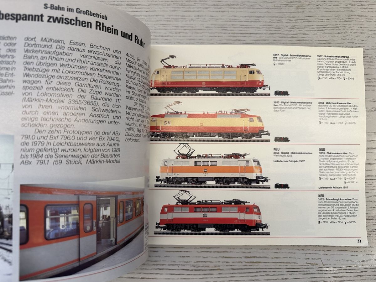 Märklin Modellini di ferrovie: Märklin Katalog 1986/87 D – Usato da Lupsingen venduto da New-Haven 4