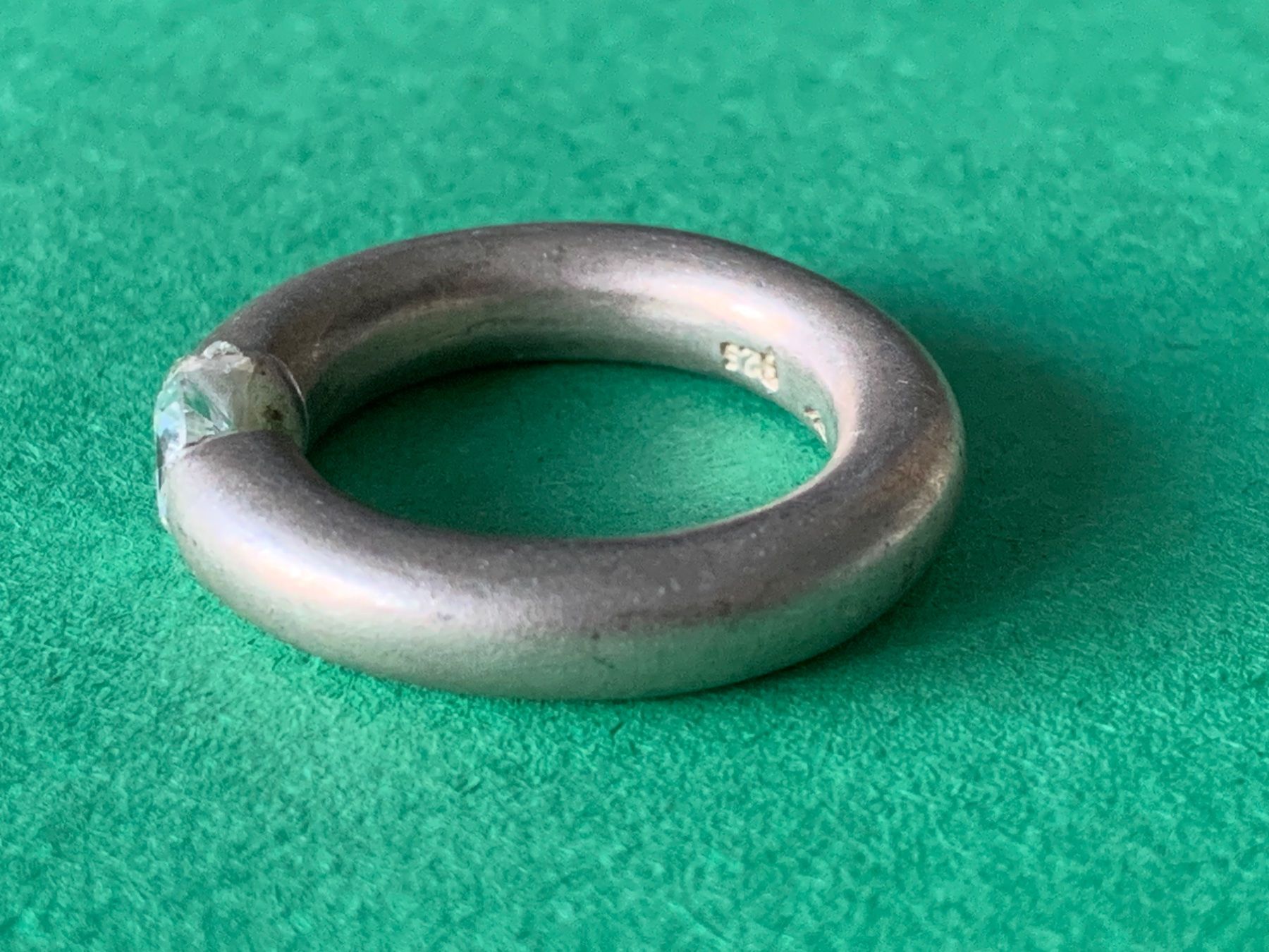 Anelli: Silberring UNI mit Diamantimitat (55) – Usato da Dittingen venduto da Bijoubelle 6
