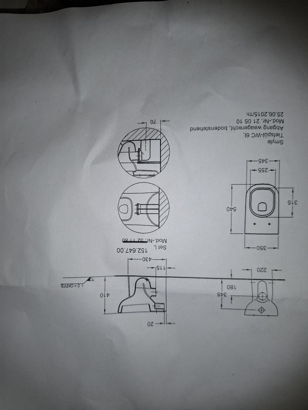 Geberit WC: Lagerräumung Standwc Spûhlkasten Geberit – Usato da Tuggen venduto da Sani-liquidation 5