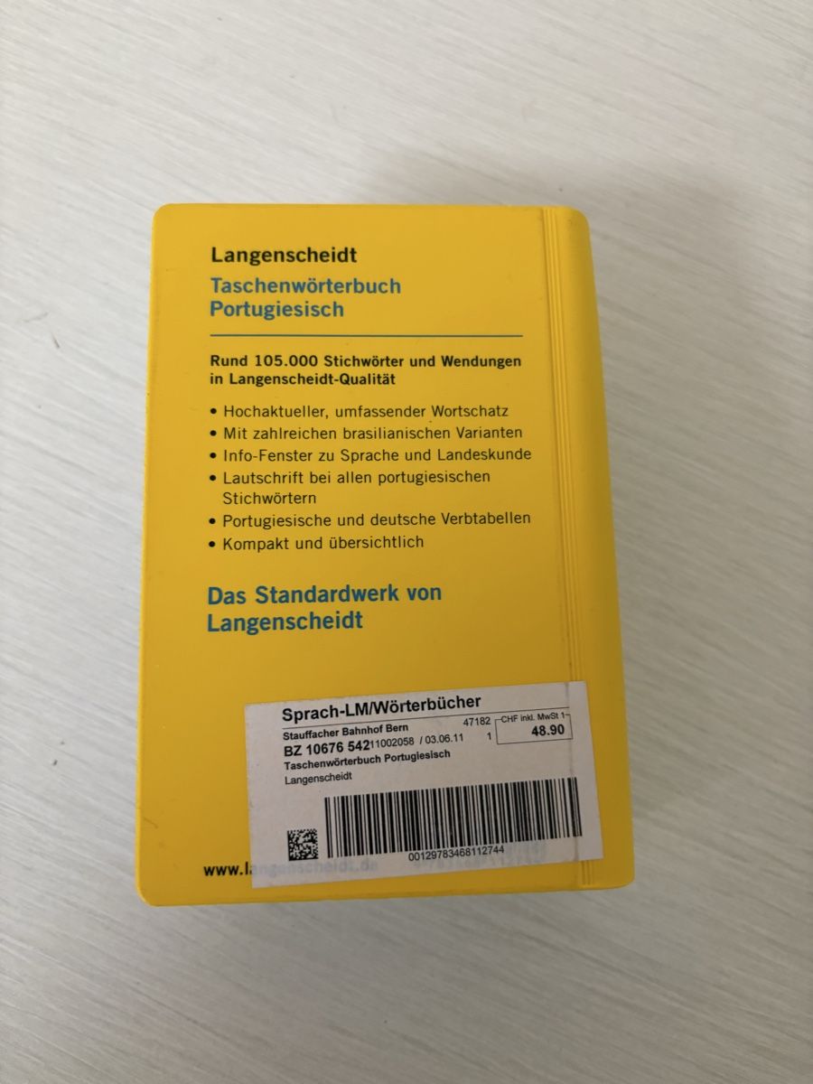 Bücher: Wörterbuch portugiesisch/deutsch – Gebraucht aus Thun von jeff070 1