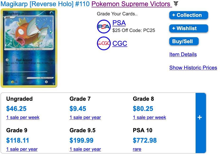Pokémon Sammelbilder & Trading cards: Karpador Reverse Holo 110 – Gebraucht aus Zürich von PEACECOCOON 3