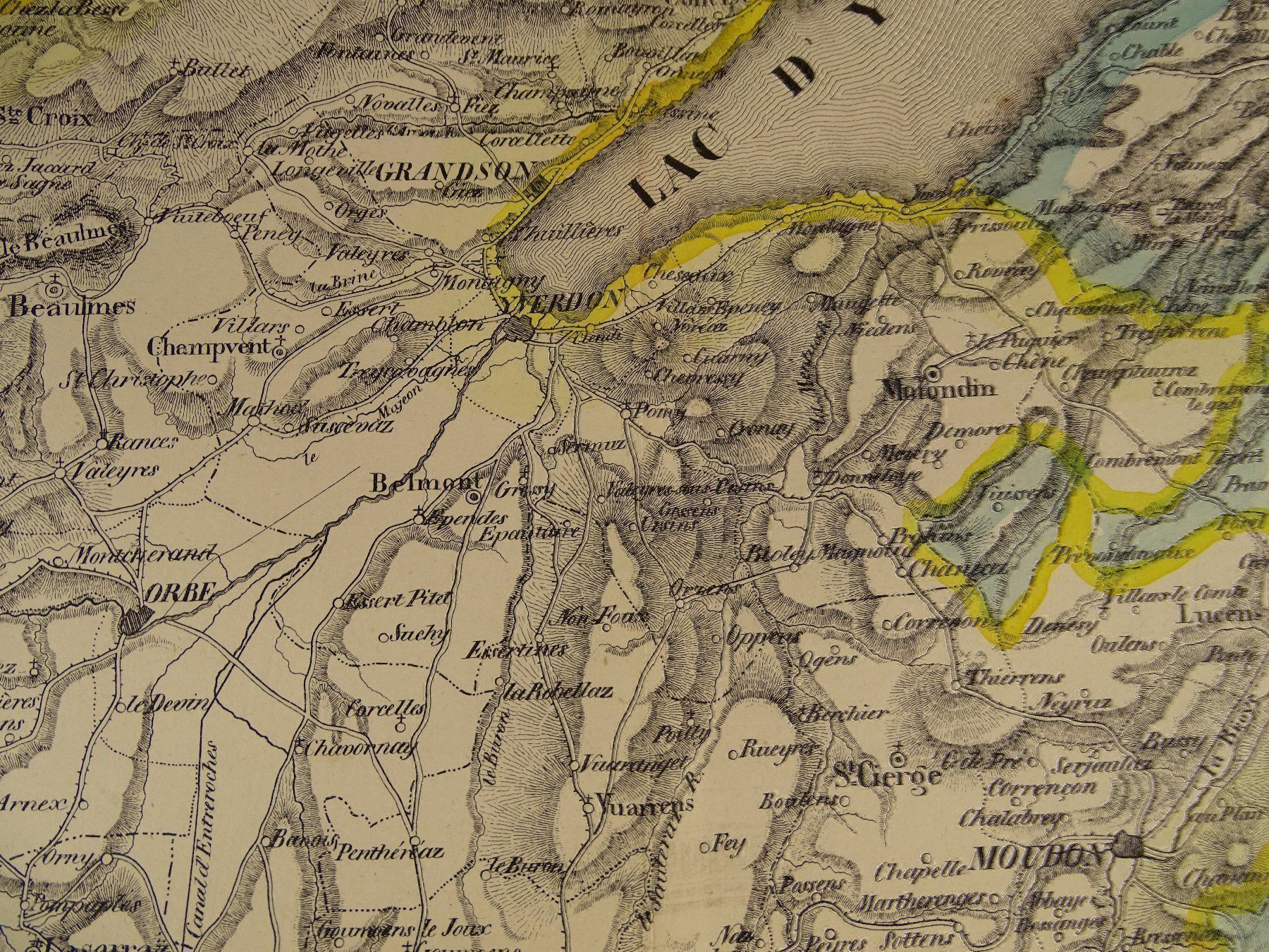 Landkarten & Atlanten: CANTON DE VAUD CARTE 1847 – Gebraucht aus Grüningen von Kartensammler 7