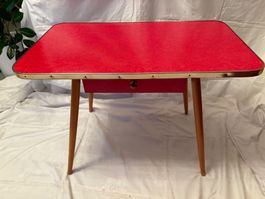 50er Jahre Kindertisch vintage mid century cracked ice