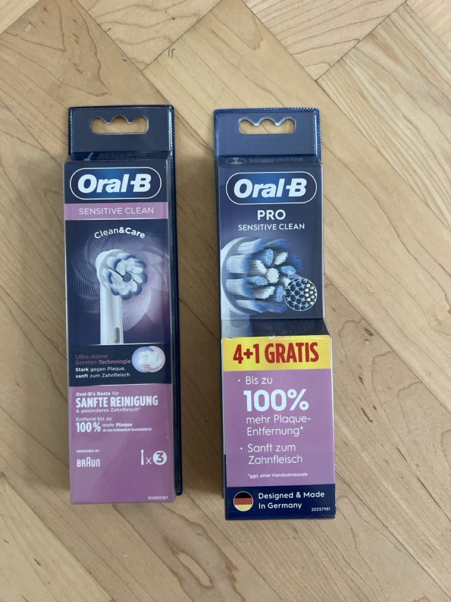 Oral B Zahnpflege: Oral-B Ersatzbürsten Sensitive Clean Pro ORIGINALVERPACKT – Neu und originalverpackt aus Zürich von Alexandra2206