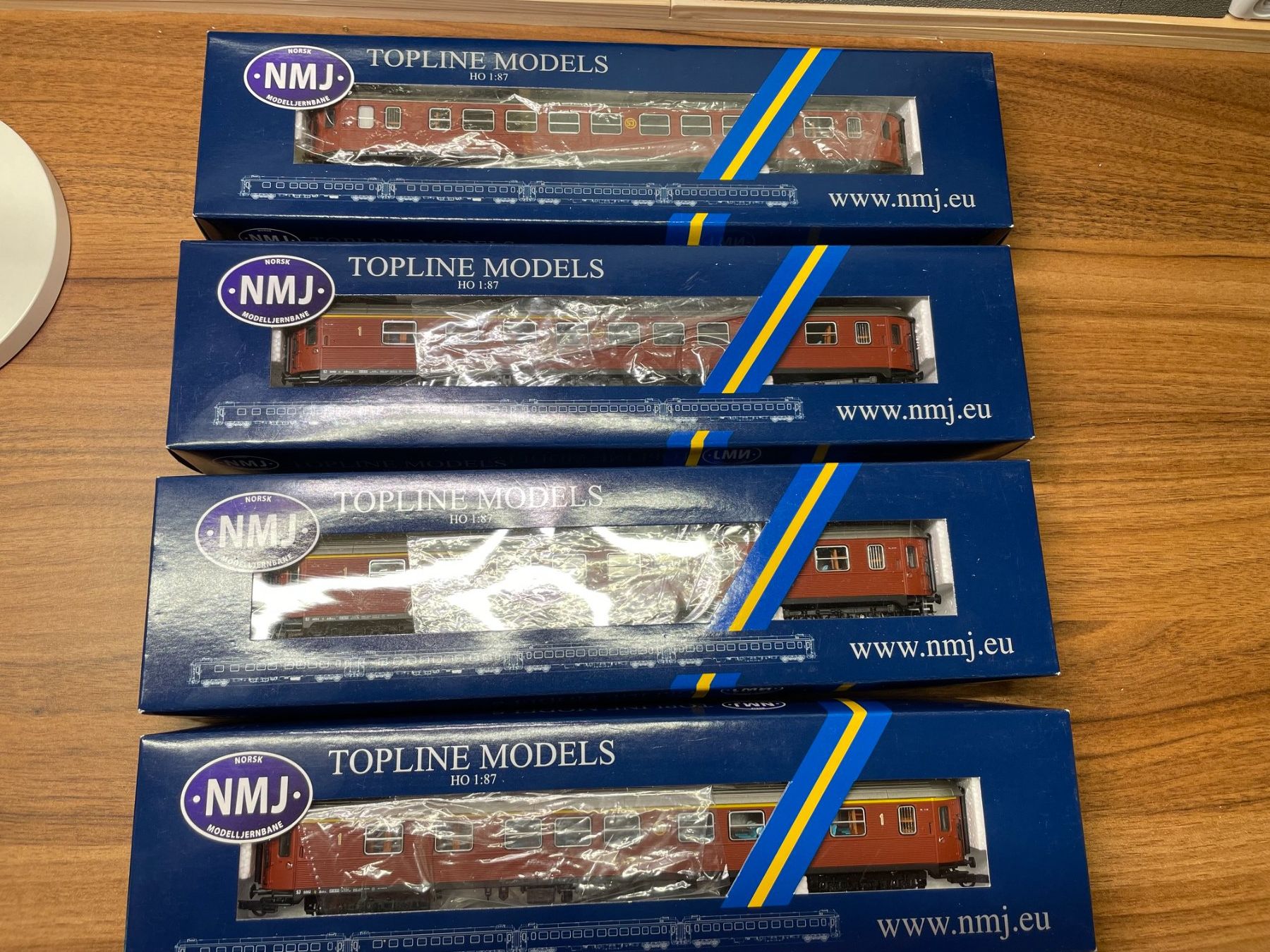 Modelleisenbahnen: NMJ 6x Personenwagen der SJ in DC – Gebraucht aus Villmergen von Mfritz 3