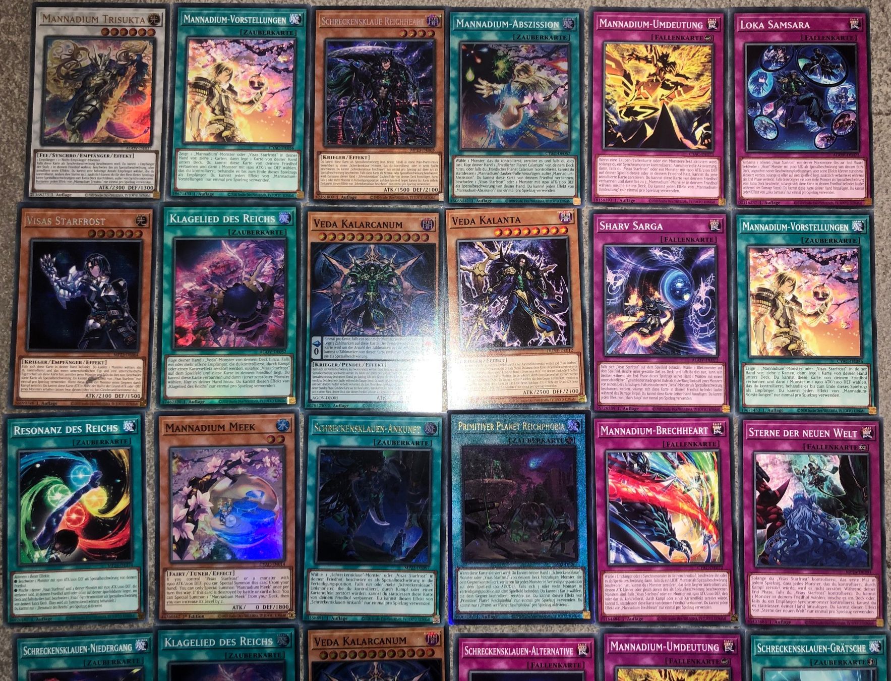 Yugioh Carte collezionabili: Visas / Mannadium / Schreckensklaue  Deck Set – Nuovo (secondo la descrizione) da Altstätten SG venduto da ChangeMaker 3