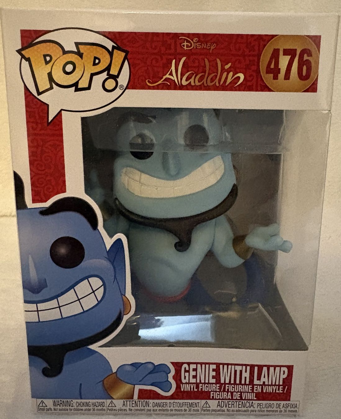 Funko Statuette: Funko Pop - Aladdin - 476 - Genie with Lamp – Nuovo e nell'imballaggio originale da Meisterschwanden venduto da McSchein