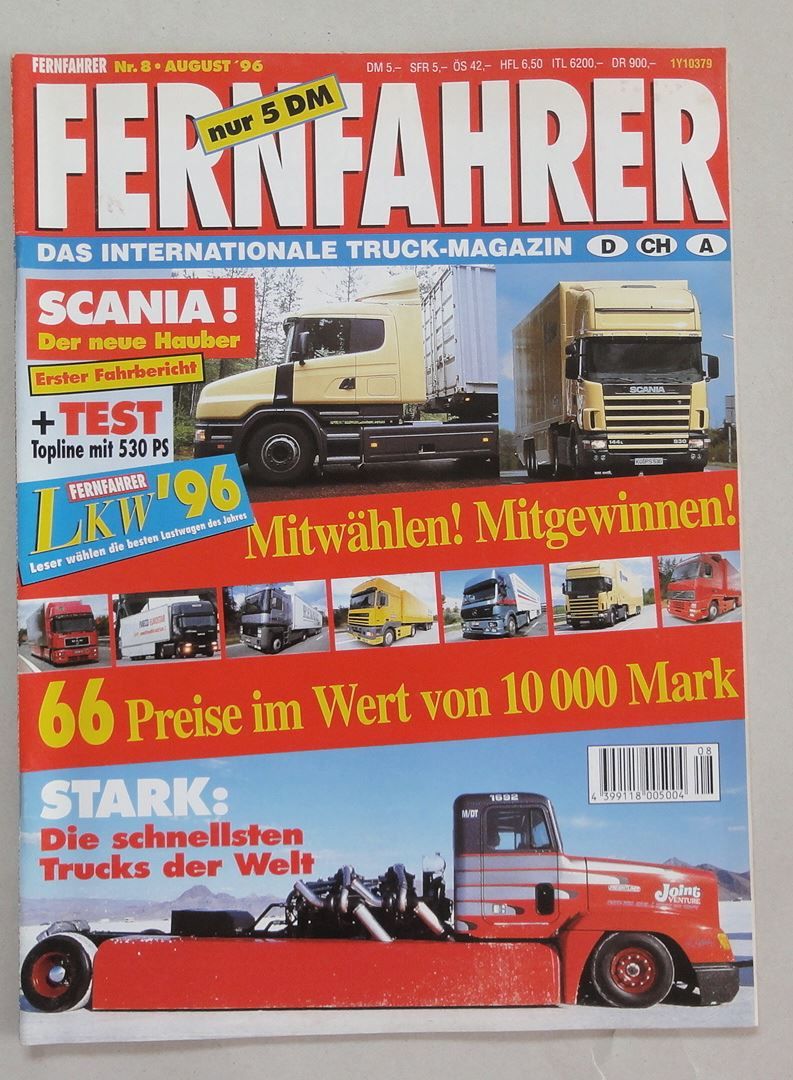 Riviste & Magazine: FERNFAHRER MAGAZIN 08/1996 – Usato da Frümsen venduto da Malibu69