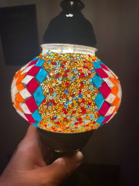 Lampade: Mosaik tischlampe bunt – Usato da Dübendorf venduto da rocki07 1