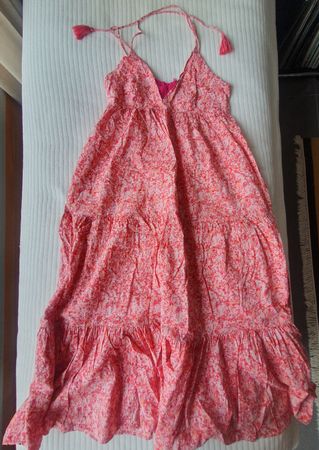 Robe longue en coton