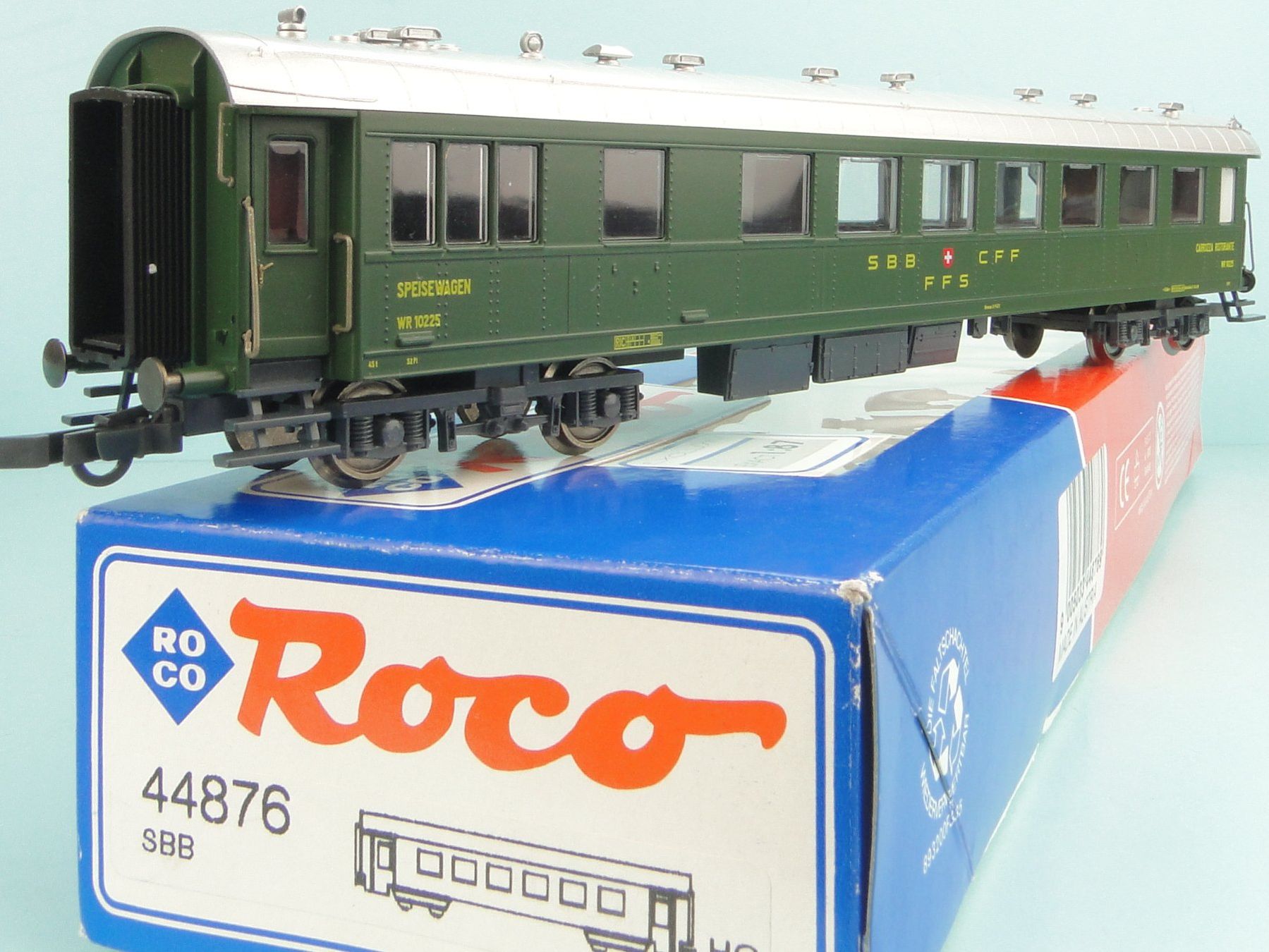 Roco Modellini di ferrovie: Roco 44876 H0 DC SBB Speisewagen – Usato da Bülach venduto da cann11