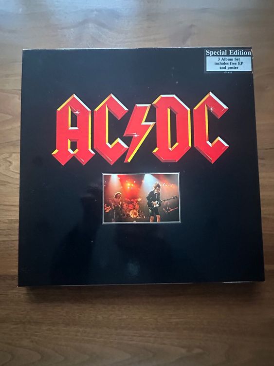 AC/DC - 3 Album Set- Special Edition mit Poster, ohne Single (Gebraucht ...