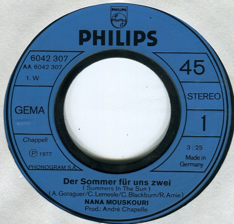 Mouskouri Nana - Guten Morgen Sonnenschein / Der Sommer Für | Kaufen ...