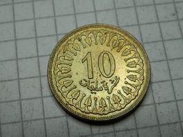 Tunesien 10 Millim, 1380 (1960)