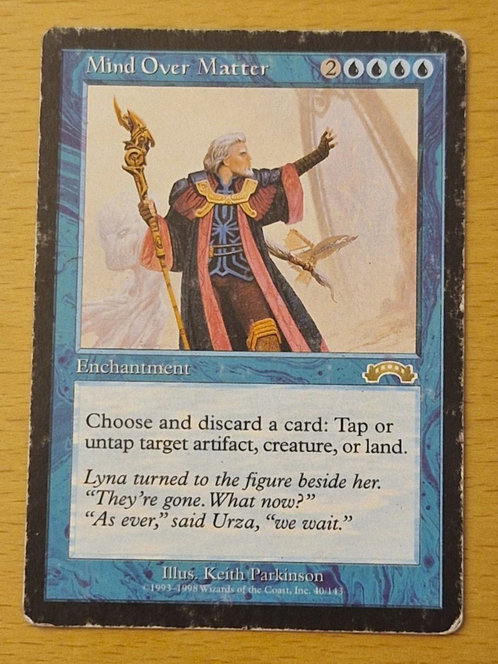 Magic The Gathering Sammelbilder & Trading cards: MTG - Mind over Matter Exodus – Gebraucht aus Thun von Redjoker