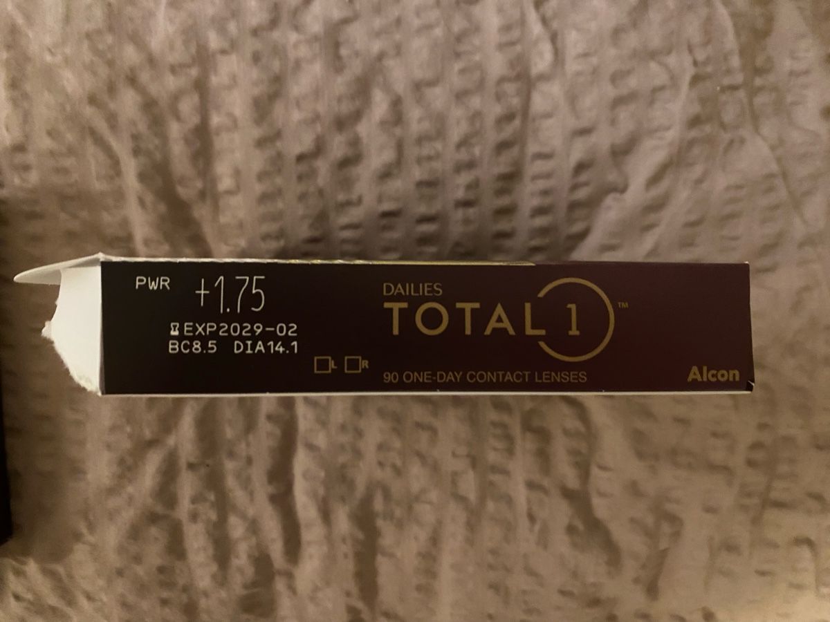 Lenti a contatto: Dailies Total 1, 85 Linsen, +1.75, Neu! – Nuovo (secondo la descrizione) da Münsingen venduto da Tesjc 3