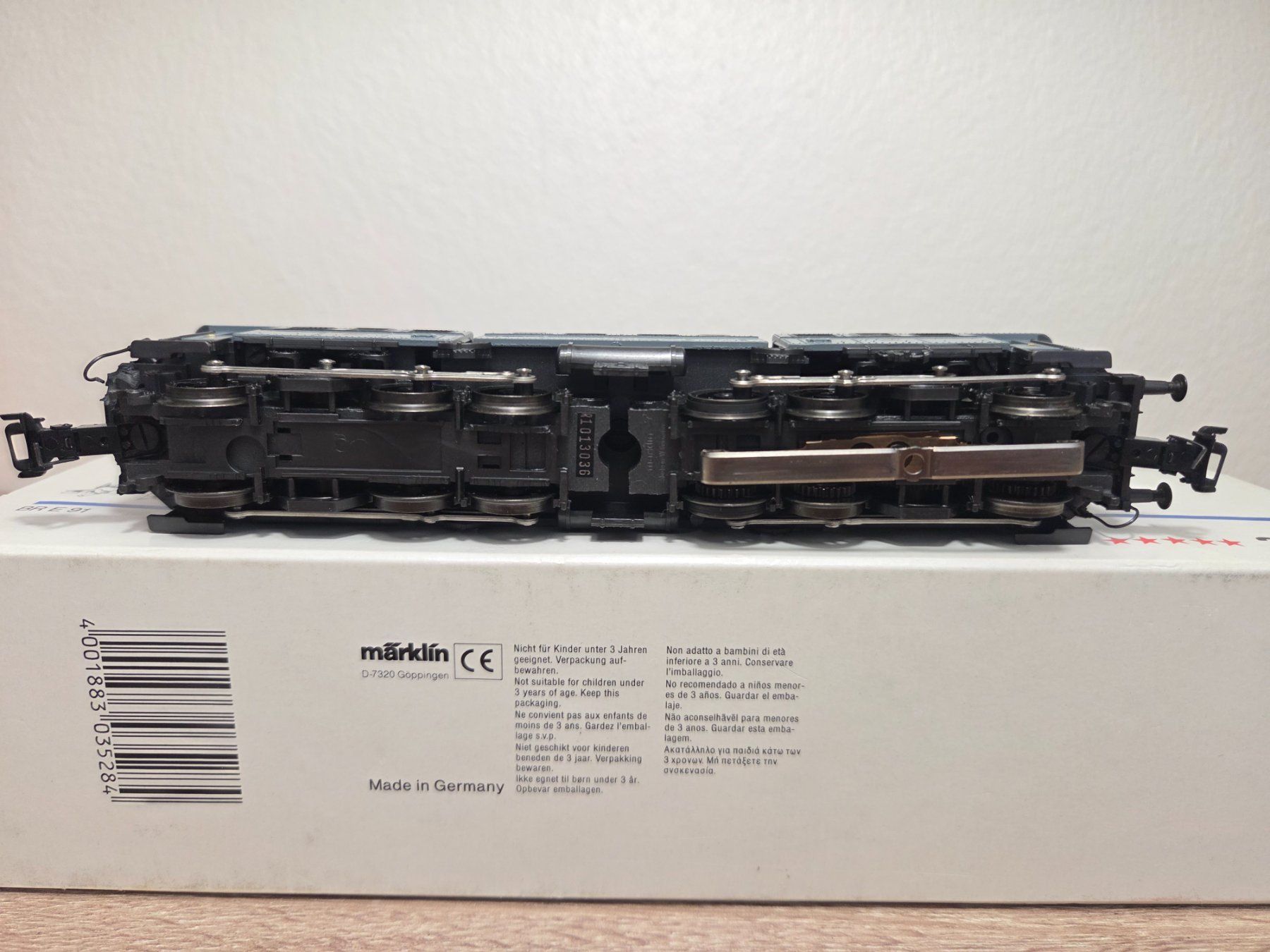 Märklin Trains électriques: Märklin 3528 E-Lok BR E 91 DR H0 – Neuf avec emballage d'origine à St-Aubin-Sauges par Lo_Go 5