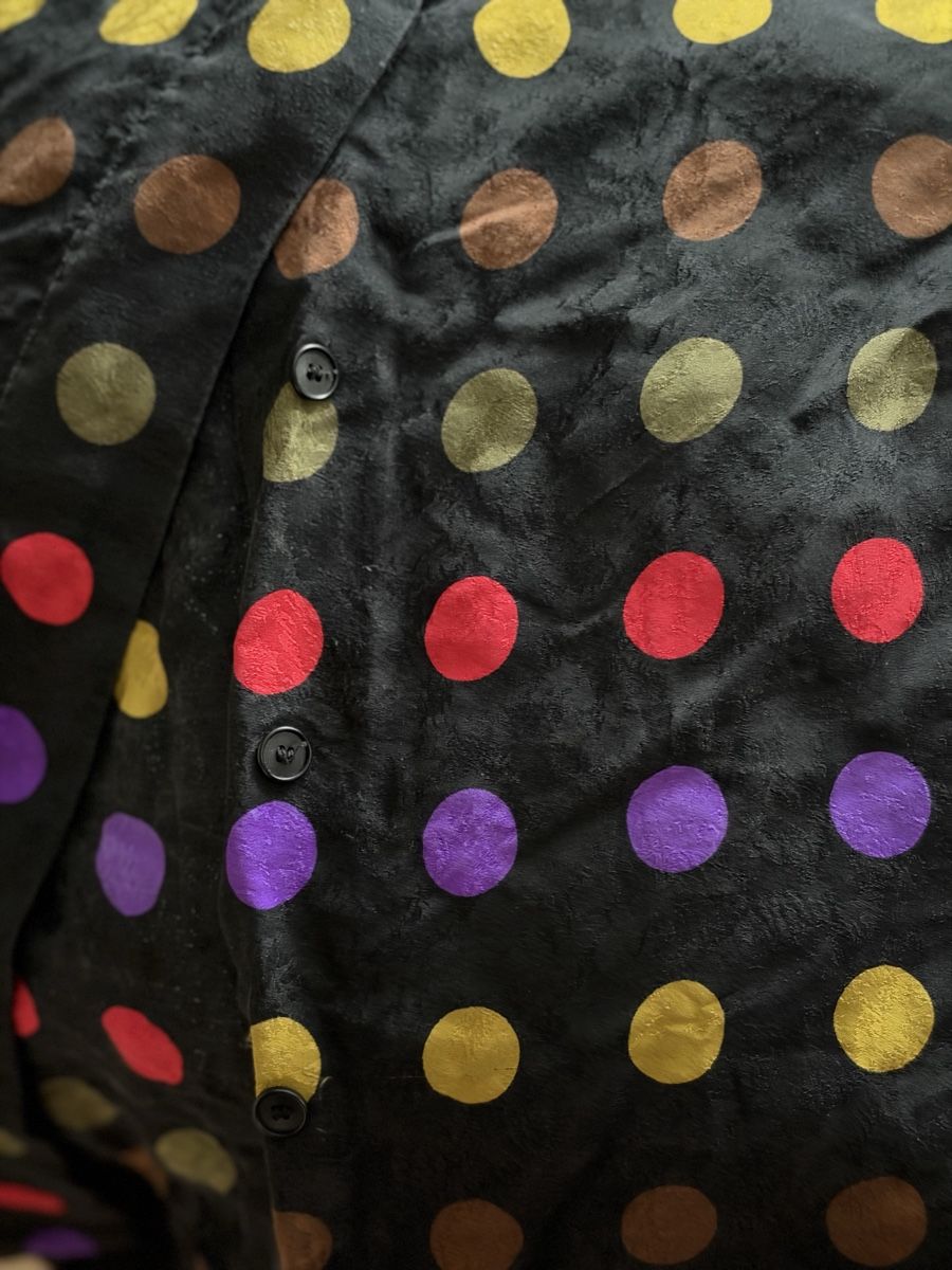 Akris Blusen: Akris 100% Silk Multicolor Polka Dot Blouse – Gebraucht aus Turbenthal von elizameise 3