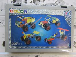 Metall- Bauspielkasten Color Play 286 - Teilig