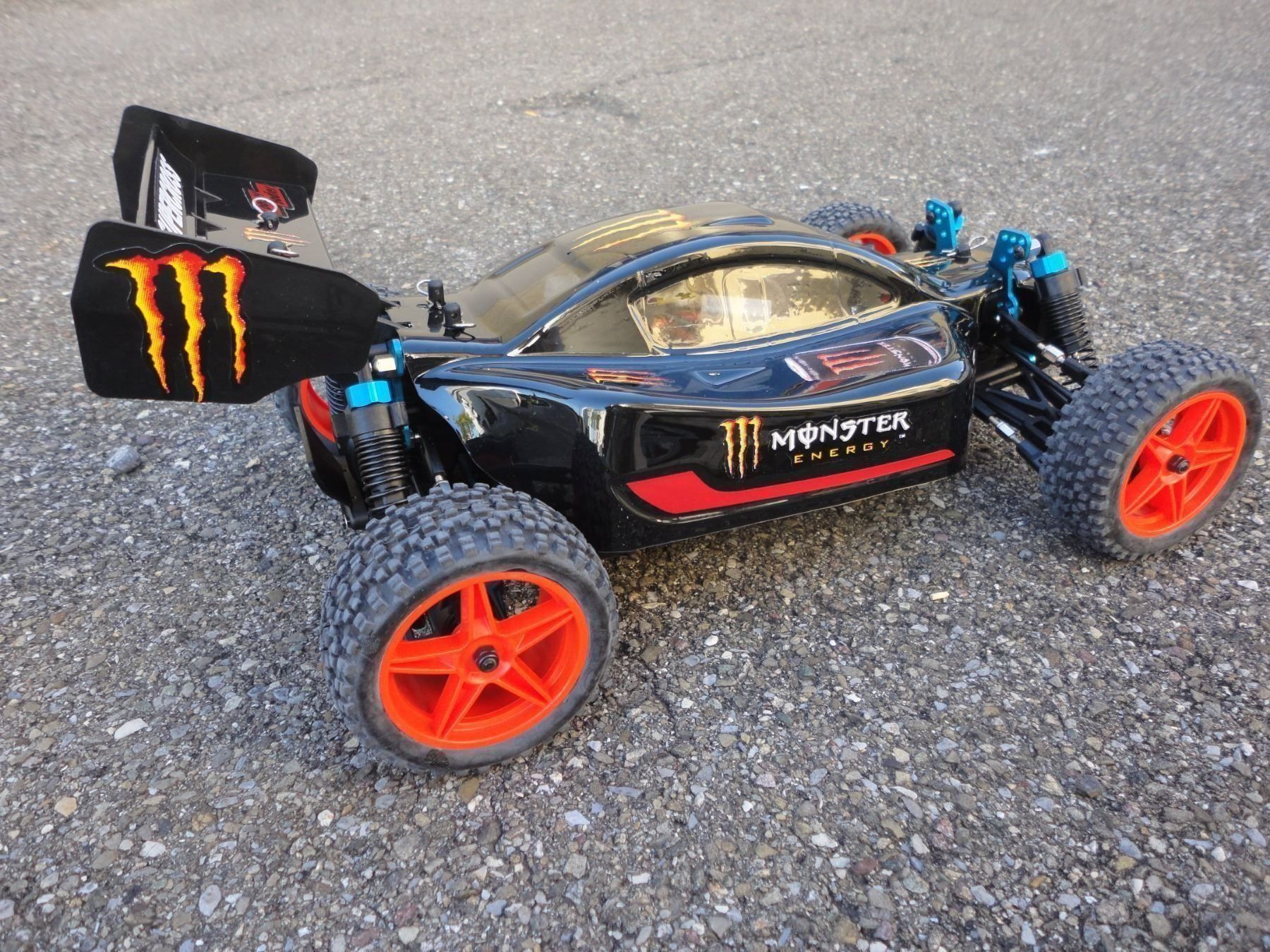 Modellismo RC: Buggy 1:10 komplett-Set alles NEU – Nuovo e nell'imballaggio originale da Horgen venduto da RcModell 1